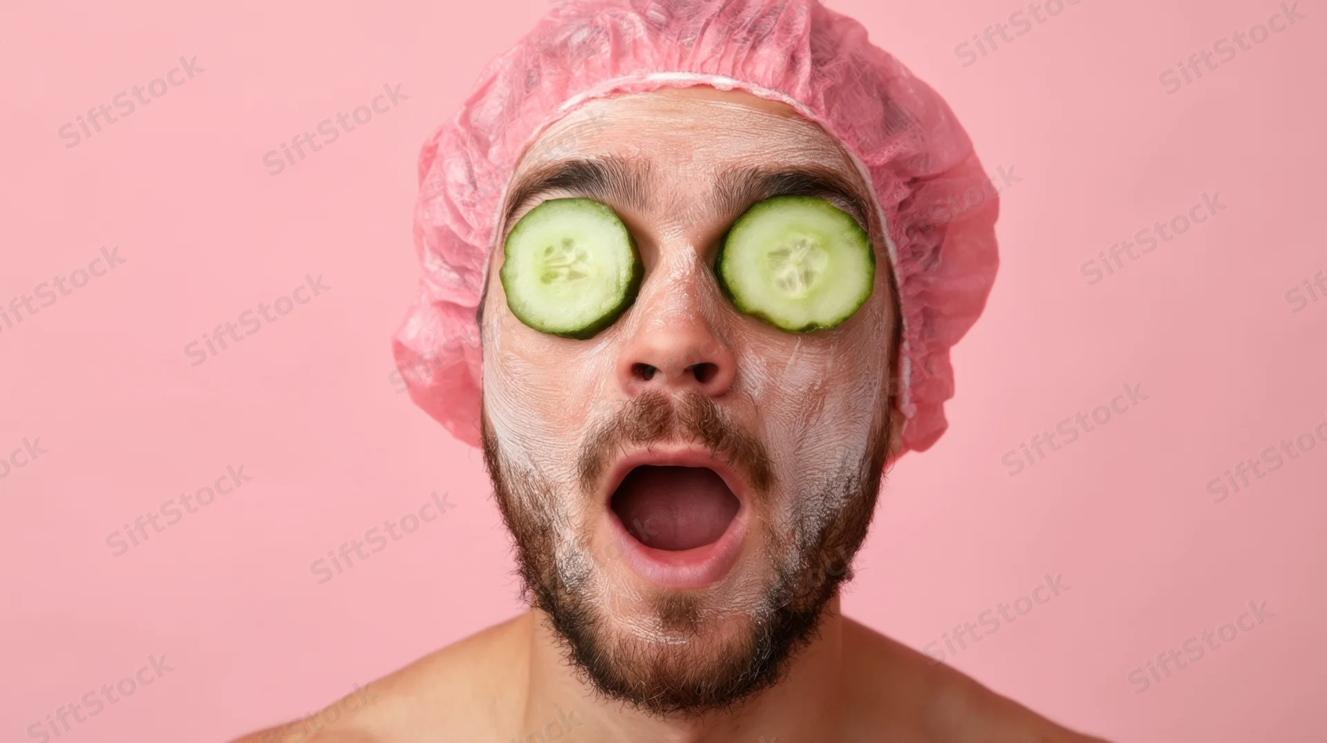 Stock style hyper realistic high quality photo of a young man