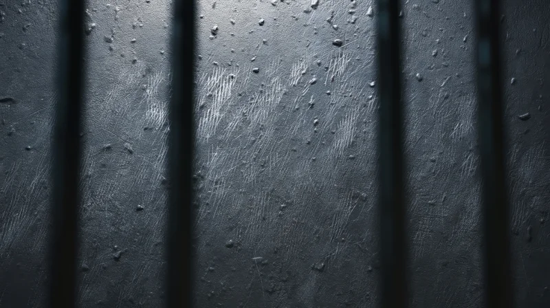 Dark textured metal surface with water droplets and vertical bars