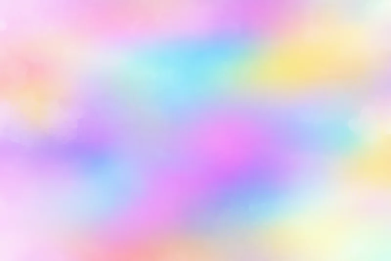 Soft pastel rainbow gradient blending across the frame as a dreamy abstract background