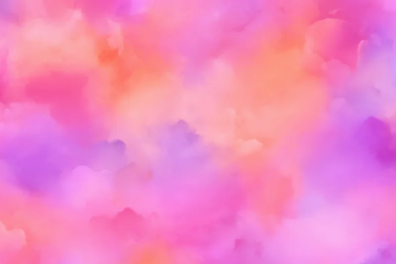 Soft pastel gradient of pink purple and orange blending in abstract watercolor texture