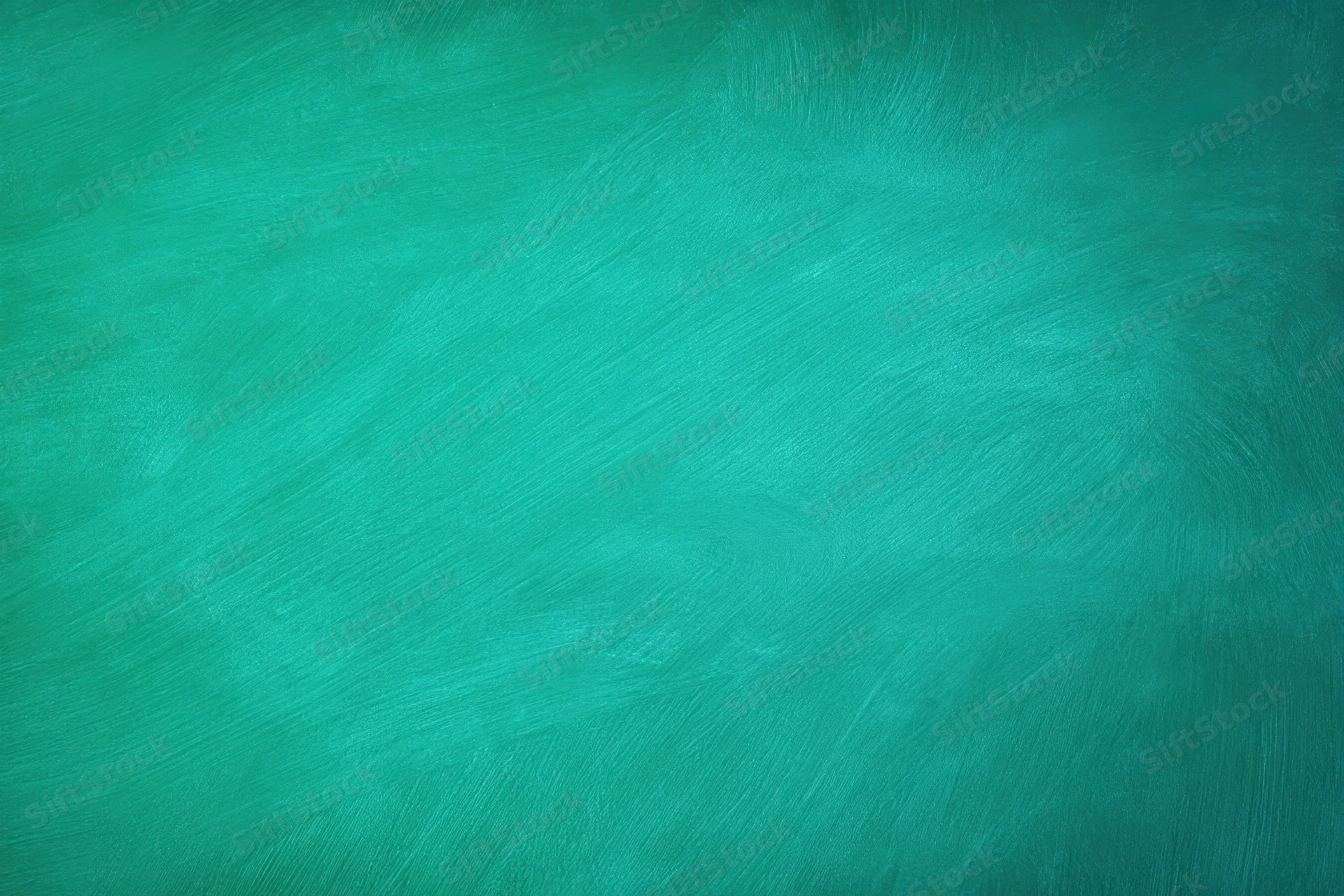 Teal green abstract background with textured brush strokes