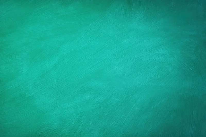 Teal green abstract background with textured brush strokes
