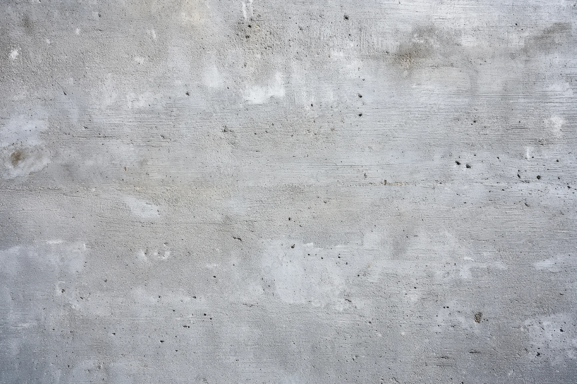 Weathered concrete wall with horizontal texture and gray surface