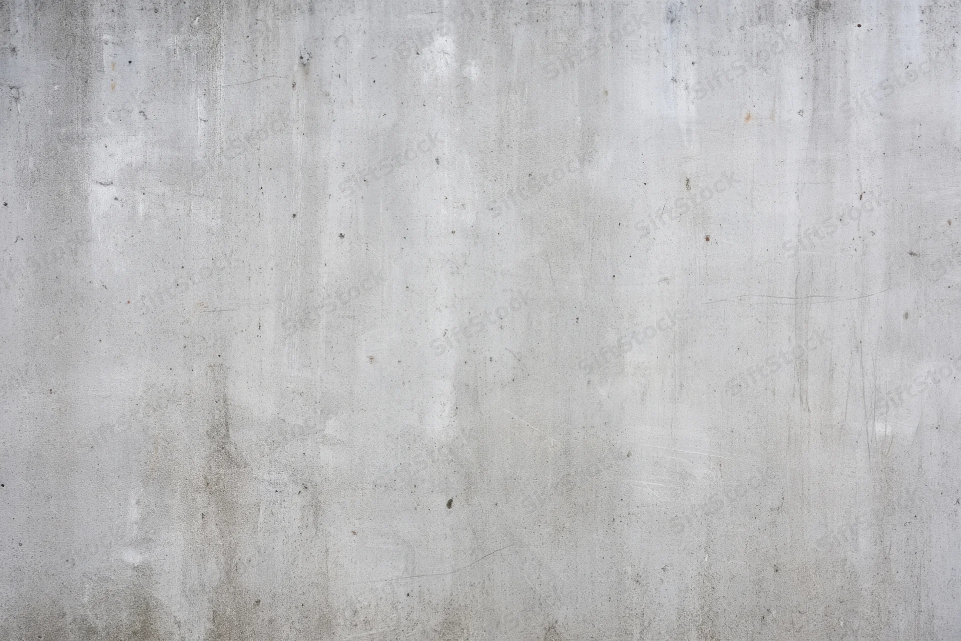 Weathered gray concrete wall with subtle scratches and stains, exterior building surface