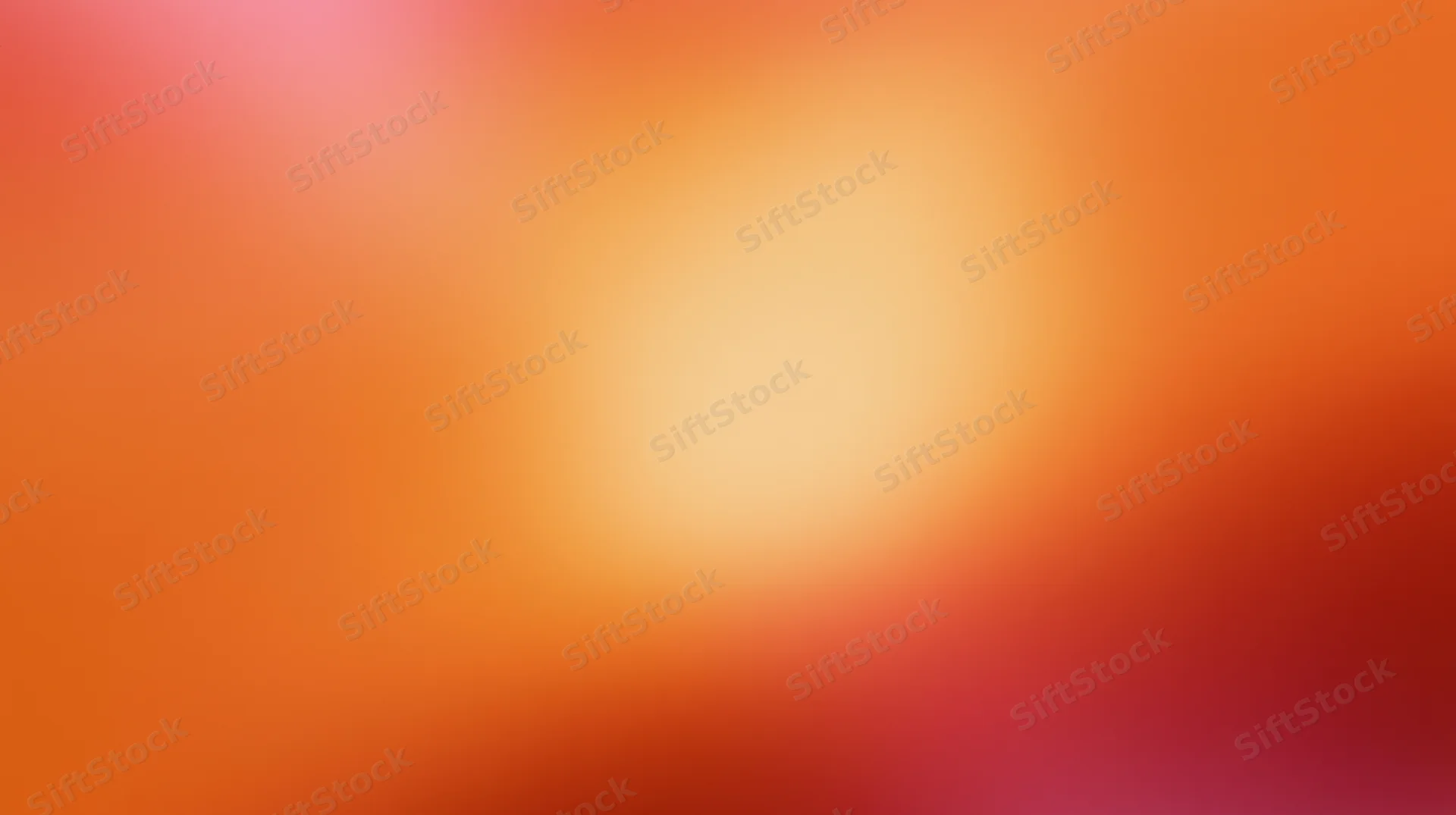 Smooth orange and red gradient background with soft light glow