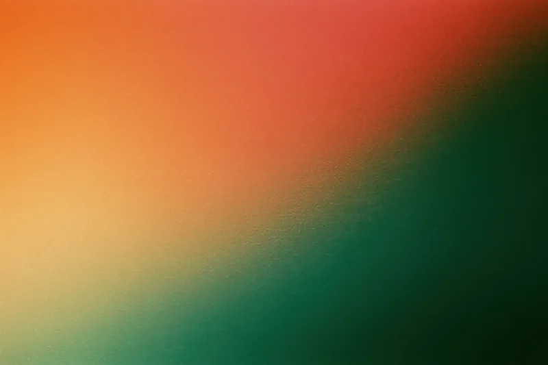 Smooth gradient transitioning from orange to green across the frame