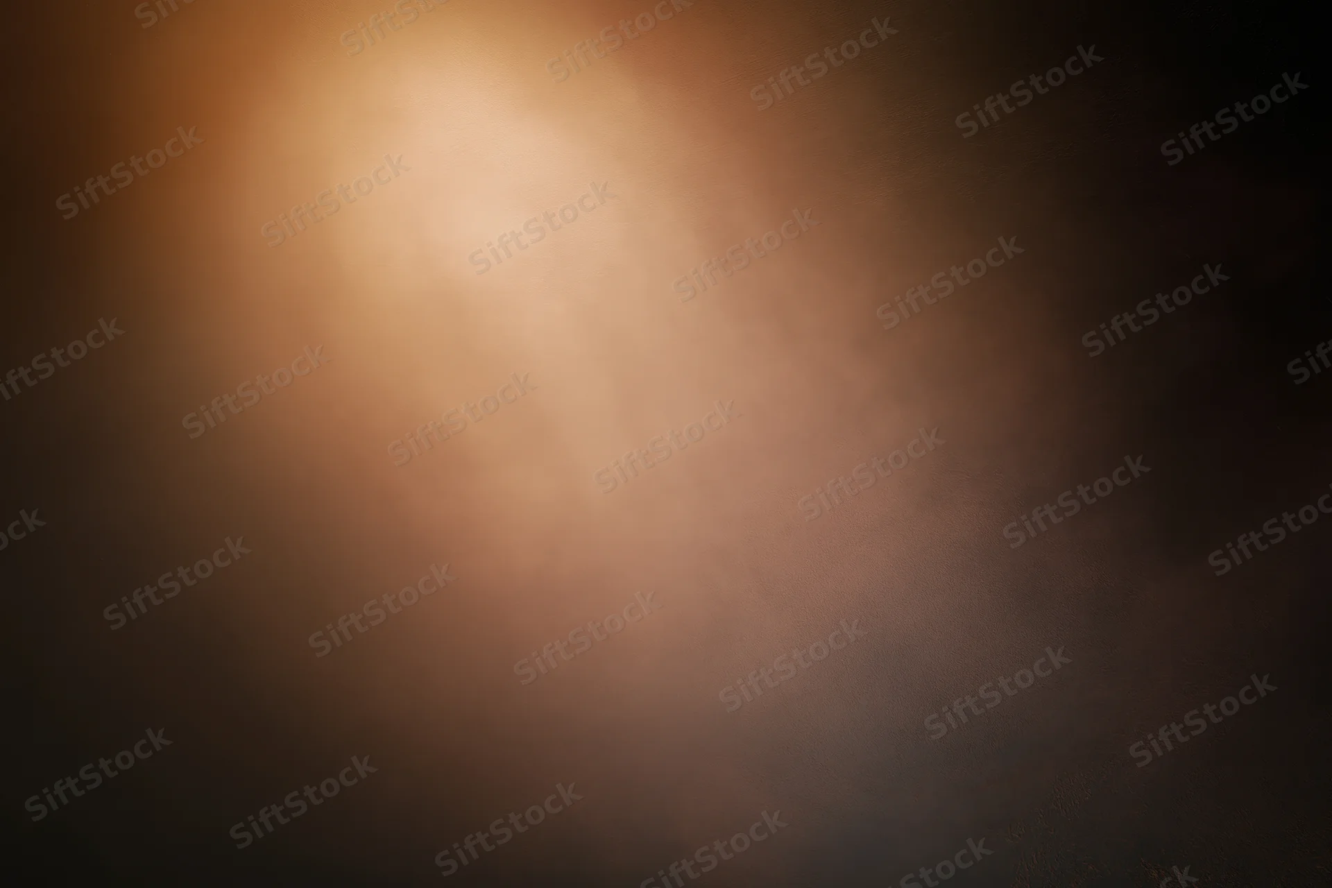 Soft warm spotlight glowing on abstract gradient background