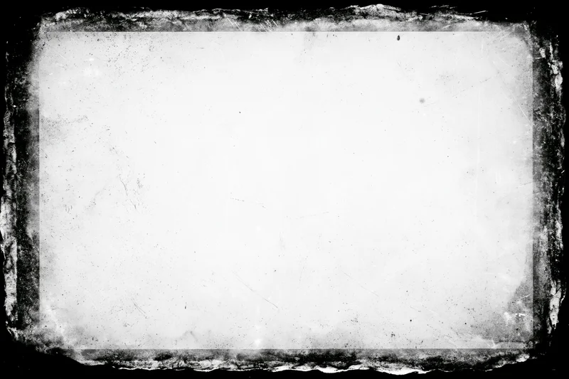 Aged photographic paper with heavy grunge border and distressed edges