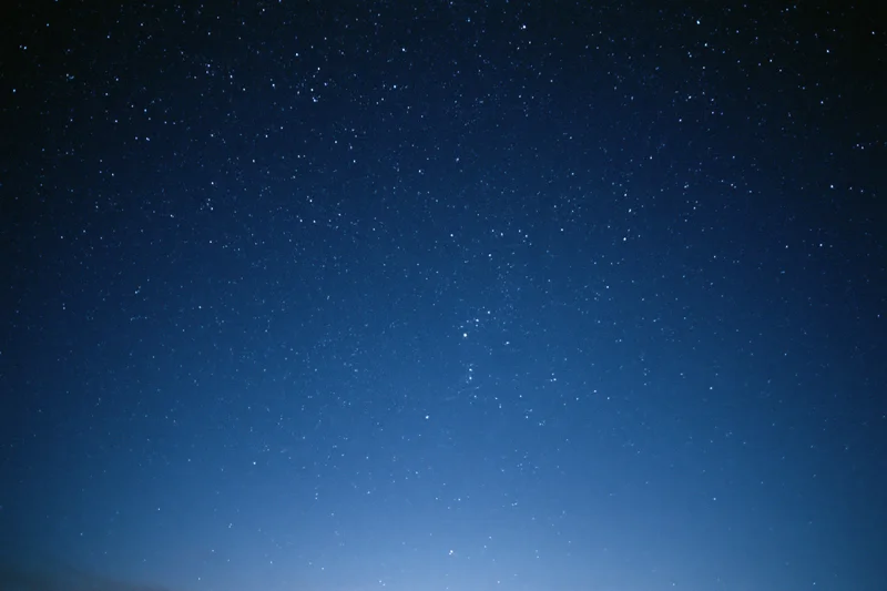 Star-filled night sky with no visible horizon
