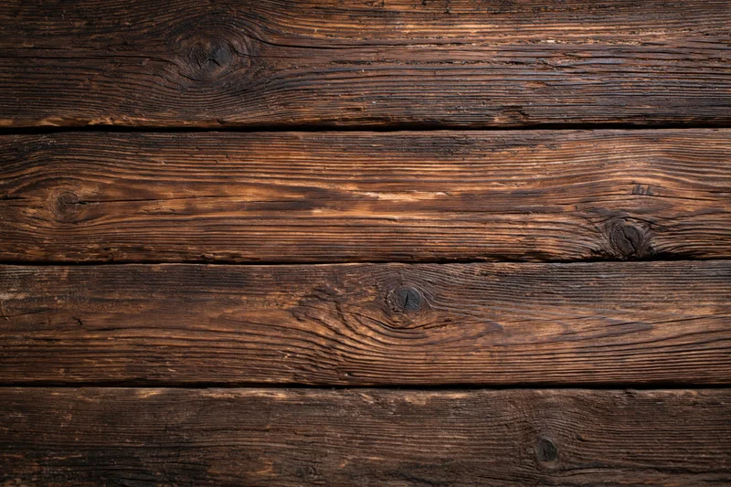 Close-up of aged horizontal wooden planks showing natural grain and texture