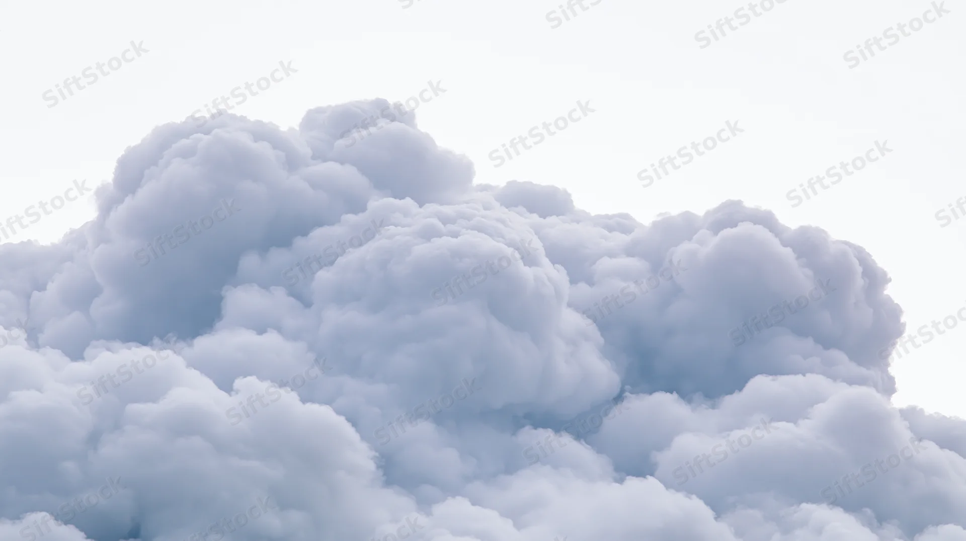 Large cumulus cloud formation billowing upward in the sky