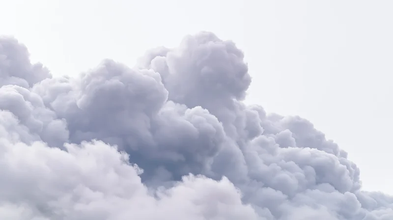 Large cumulus cloud formation billowing upward in the sky