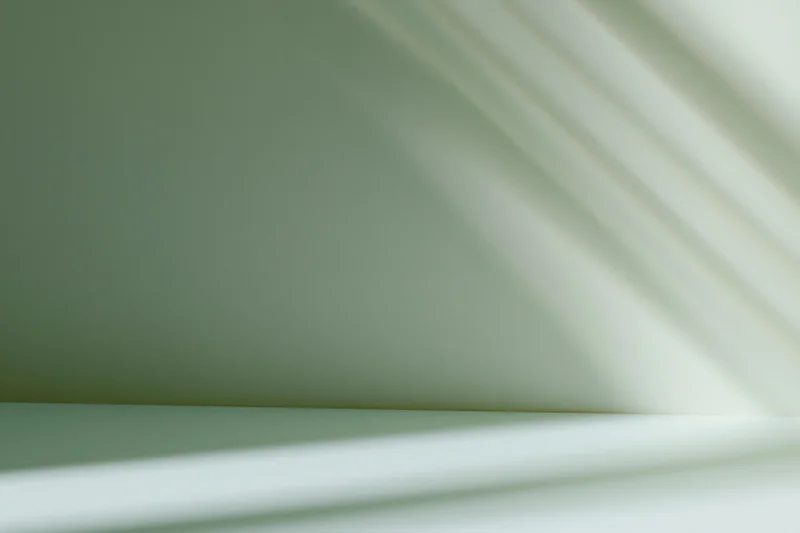 Seamless sage green studio backdrop with soft lighting and shadow gradient for product photography