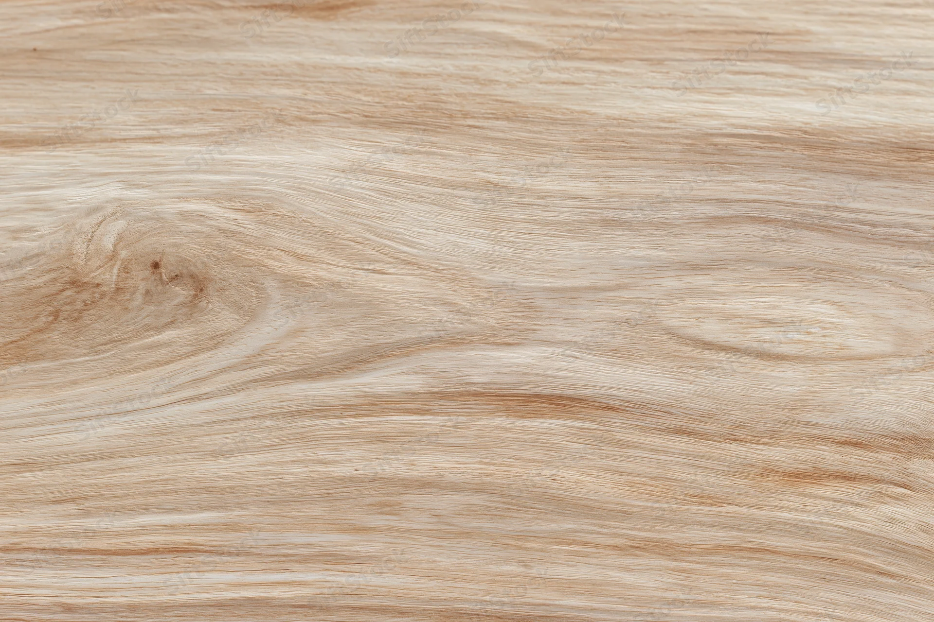 Light blonde wood surface filling the frame in flat lay top view