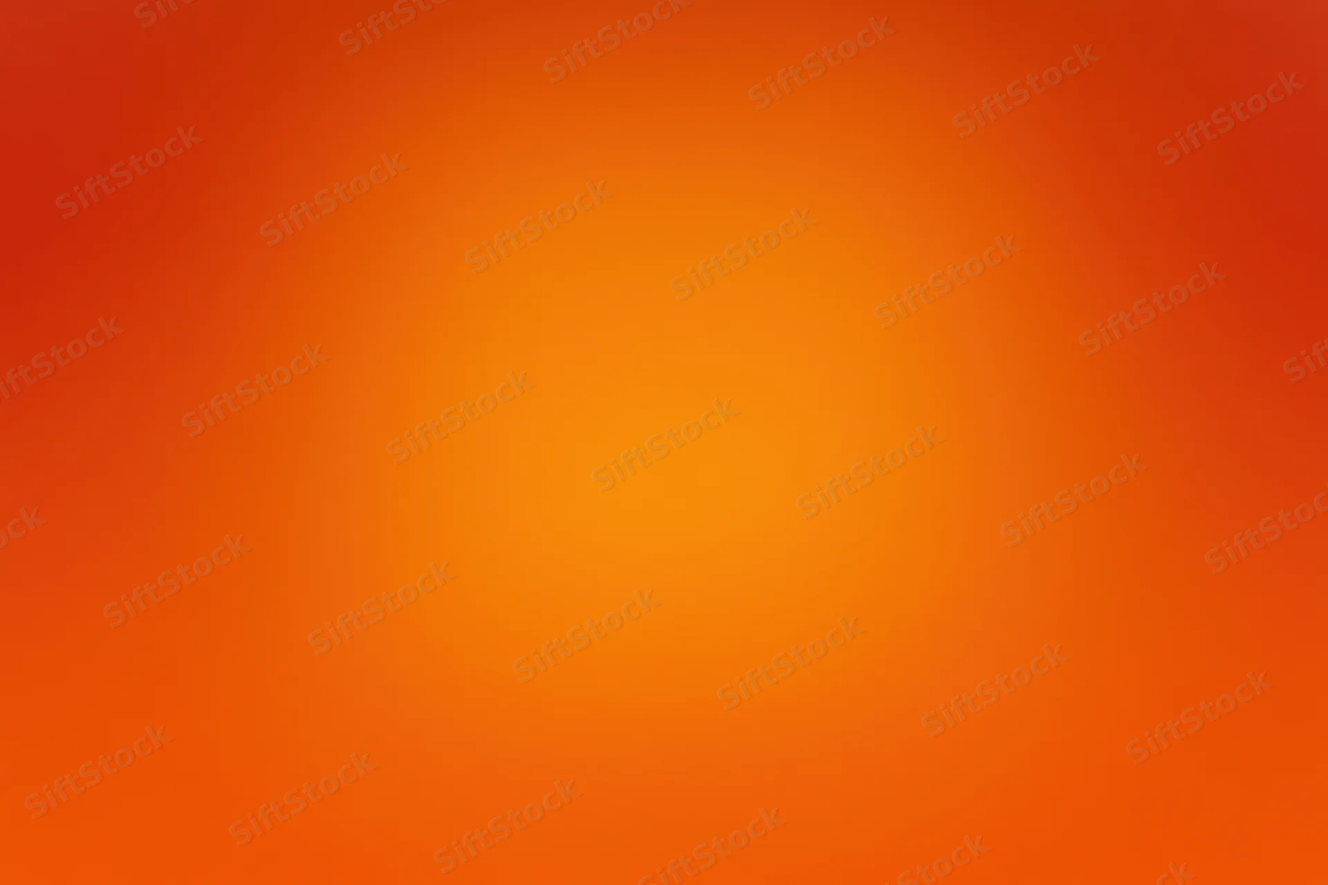 Smooth orange-red gradient background transitioning from deep red-orange at edges to bright orange center