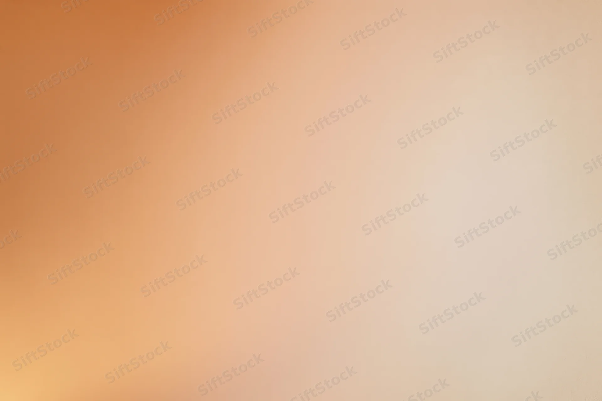 Smooth gradient background transitioning from warm peach-orange to light beige