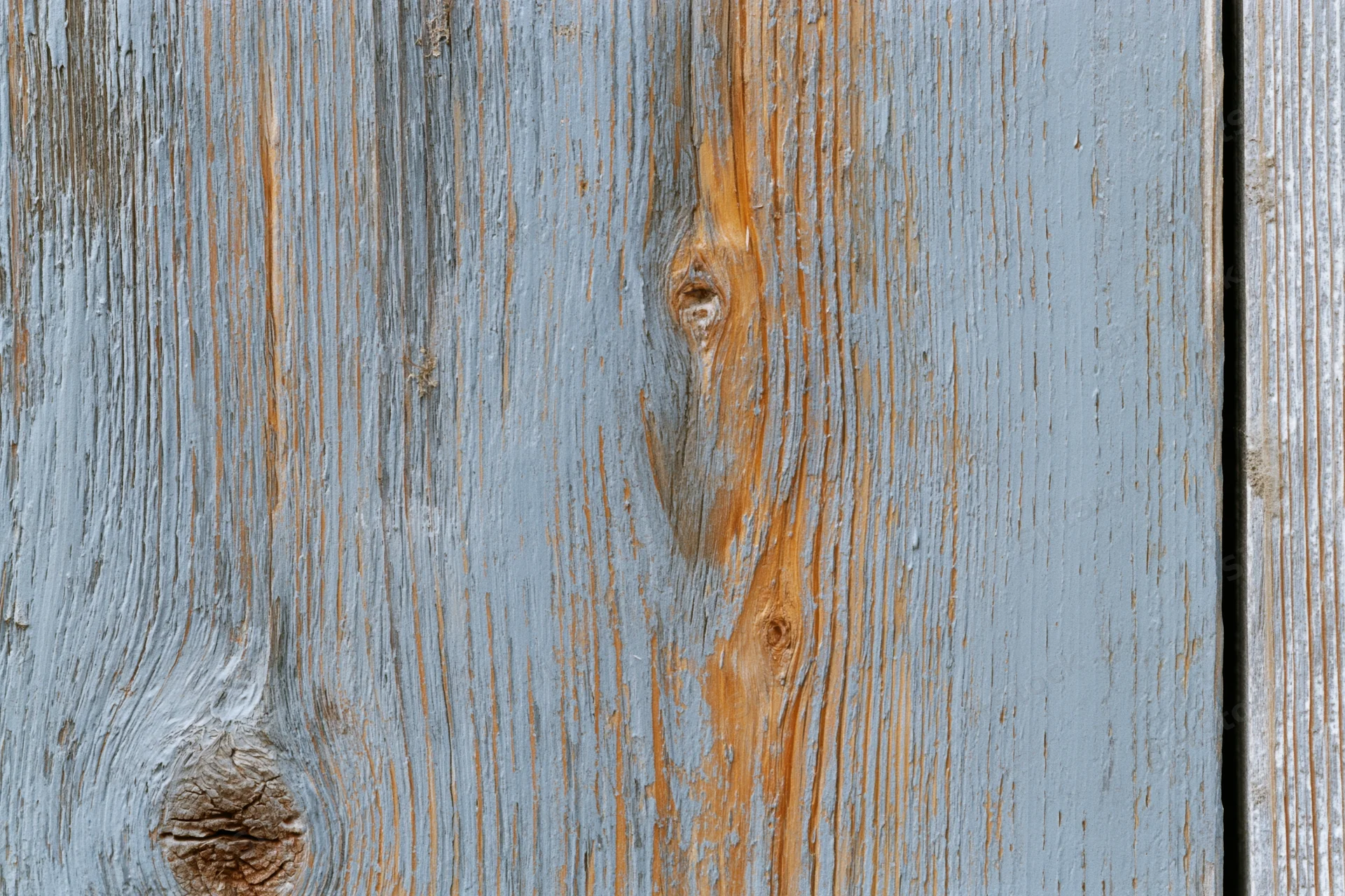 Weathered wooden plank surface filling the frame with visible grain and knots