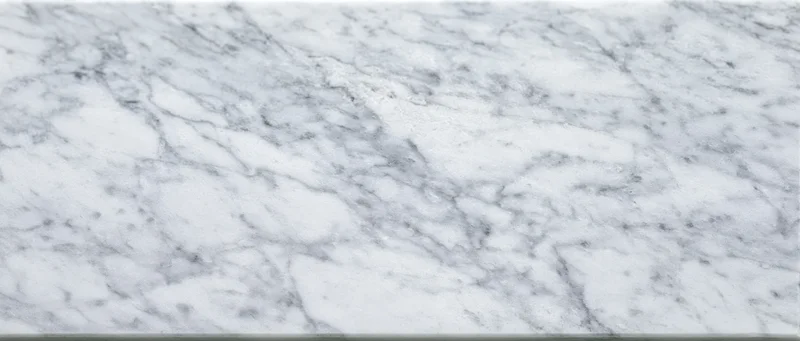 Close-up of white marble surface with gray veining for interior design