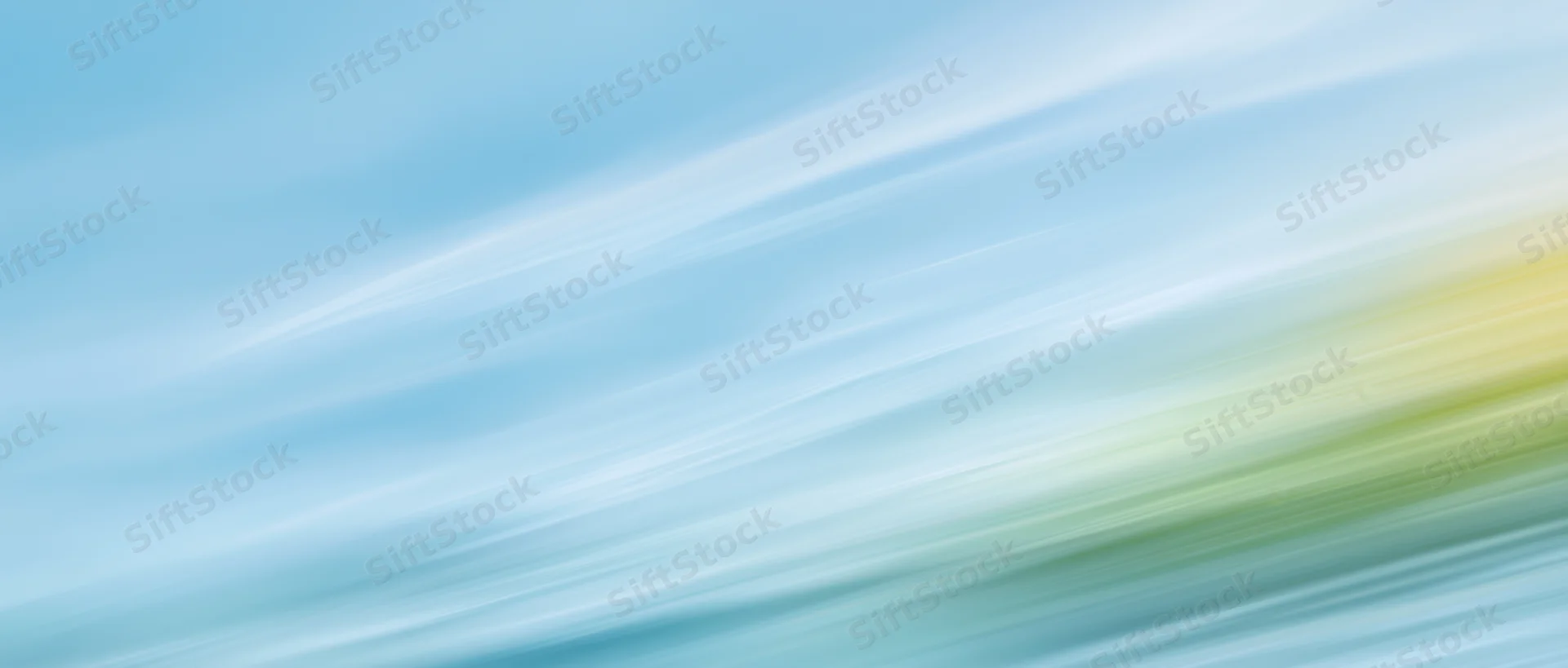 Abstract gradient background with flowing light streaks in blue and pastel hues