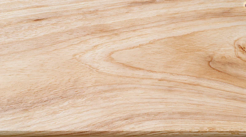 Close-up of light-colored wood surface showing natural grain pattern and smooth texture