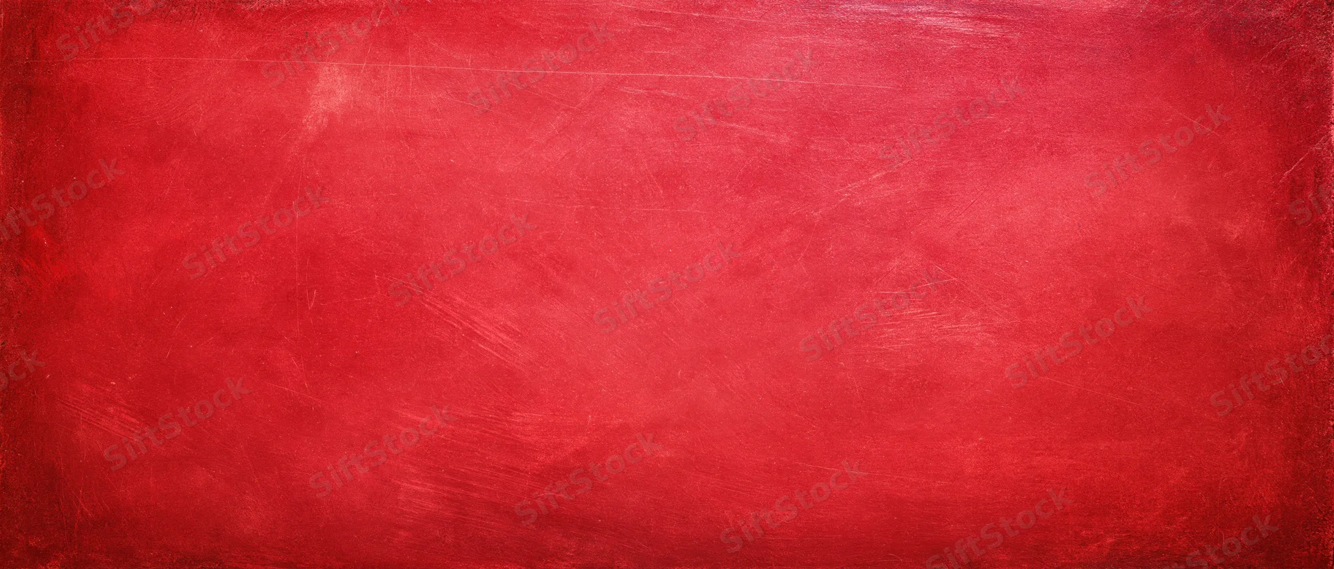 Textured red background with brushstroke patterns and subtle wear