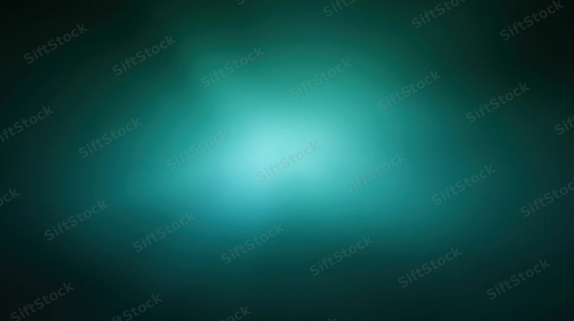 A soft teal gradient background with a glowing center and dark edges, creating a smooth light transition