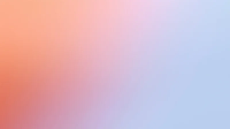 Smooth color gradient transitioning from orange to blue across the frame