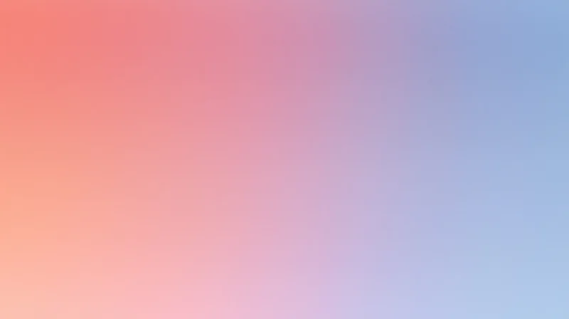 Smooth color gradient transitioning from orange to blue across the frame