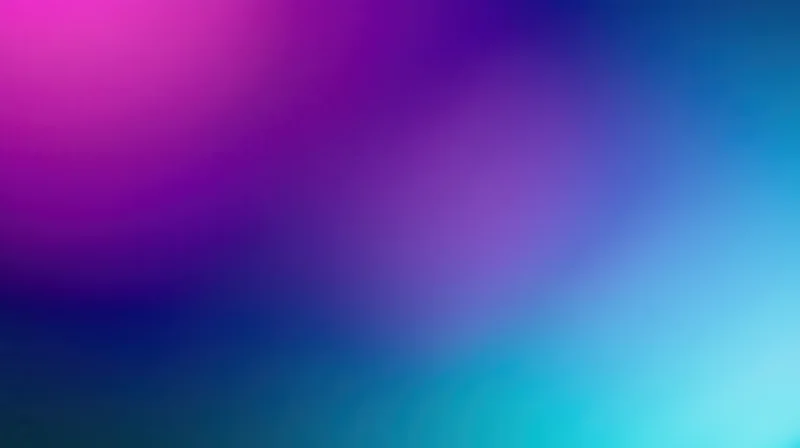 Smooth color gradient transitioning from purple to blue and teal across the frame