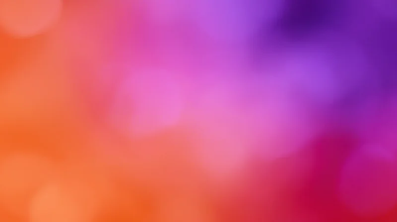 Blurred colorful bokeh lights forming a soft gradient background