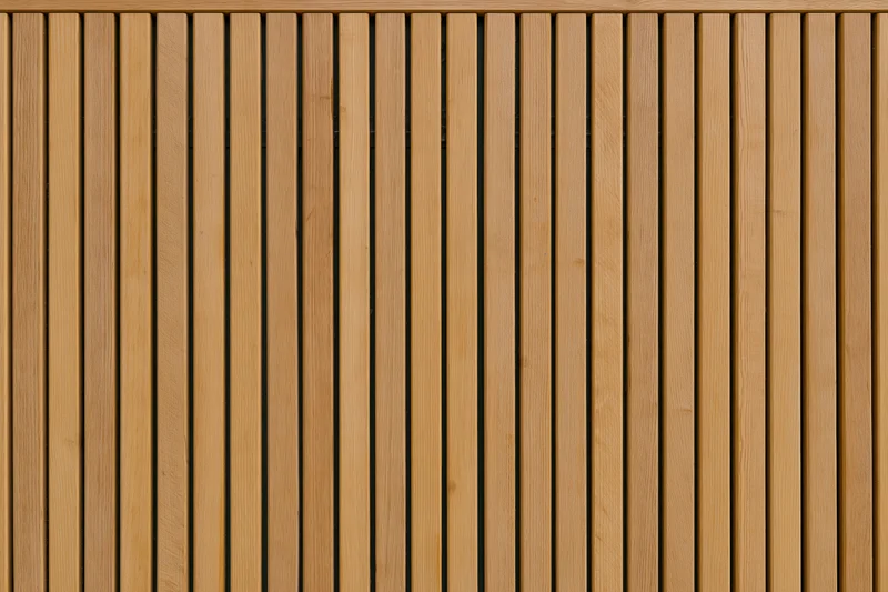 Vertical wooden slats arranged in a flat lay forming a textured surface