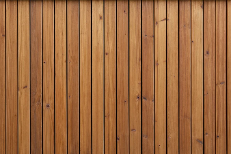 Vertical wooden wall cladding panels arranged in a flat close-up view