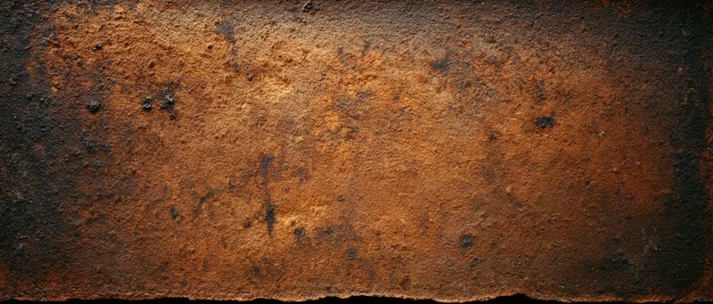 Close-up of a rusted metal surface showing corrosion and weathering
