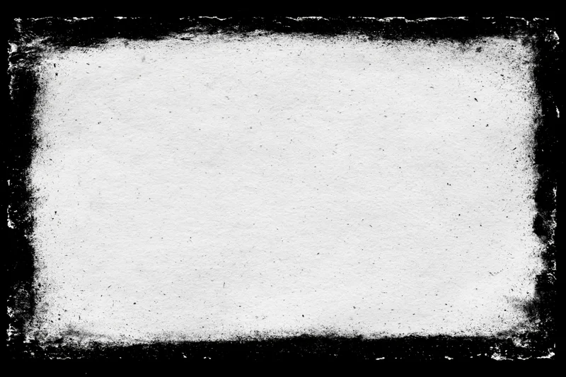 Aged paper texture with heavy black ink grunge border
