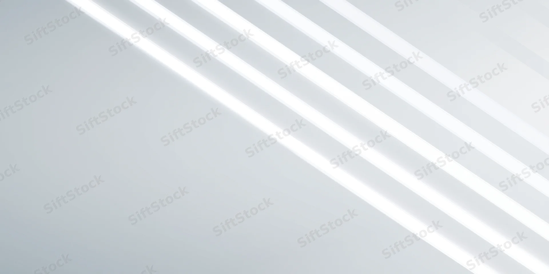 Diagonal white light stripes on a gradient gray background