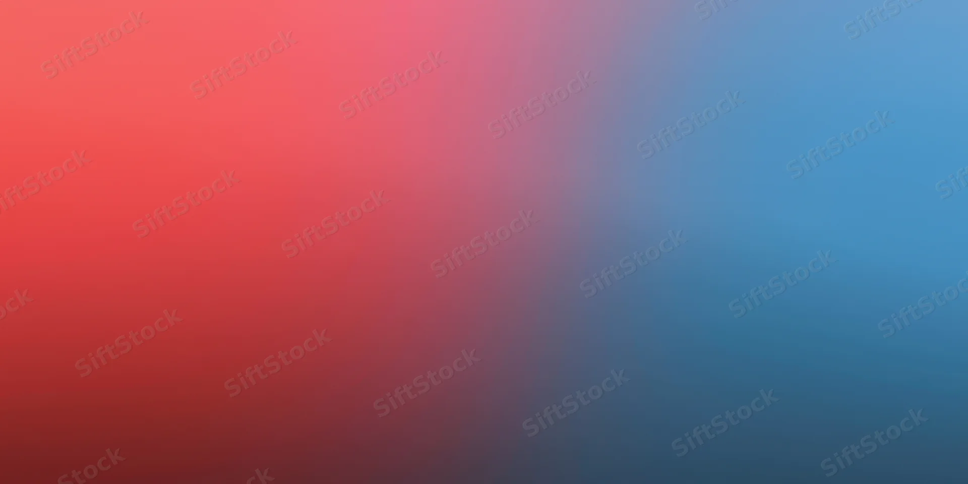 Soft gradient background transitioning from warm red to cool blue