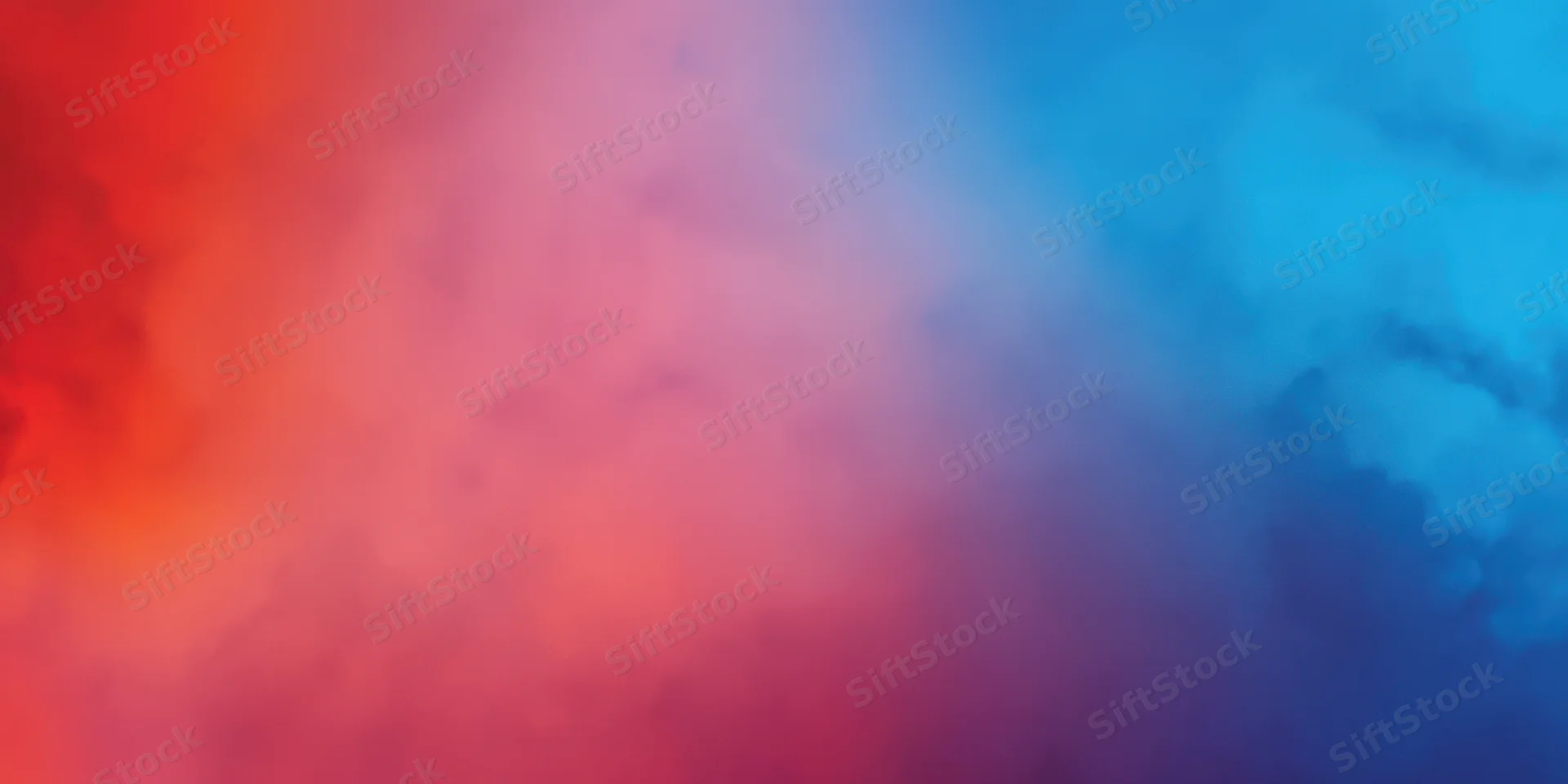 Soft abstract gradient of red and blue smoke blending into pink and purple hues across the frame