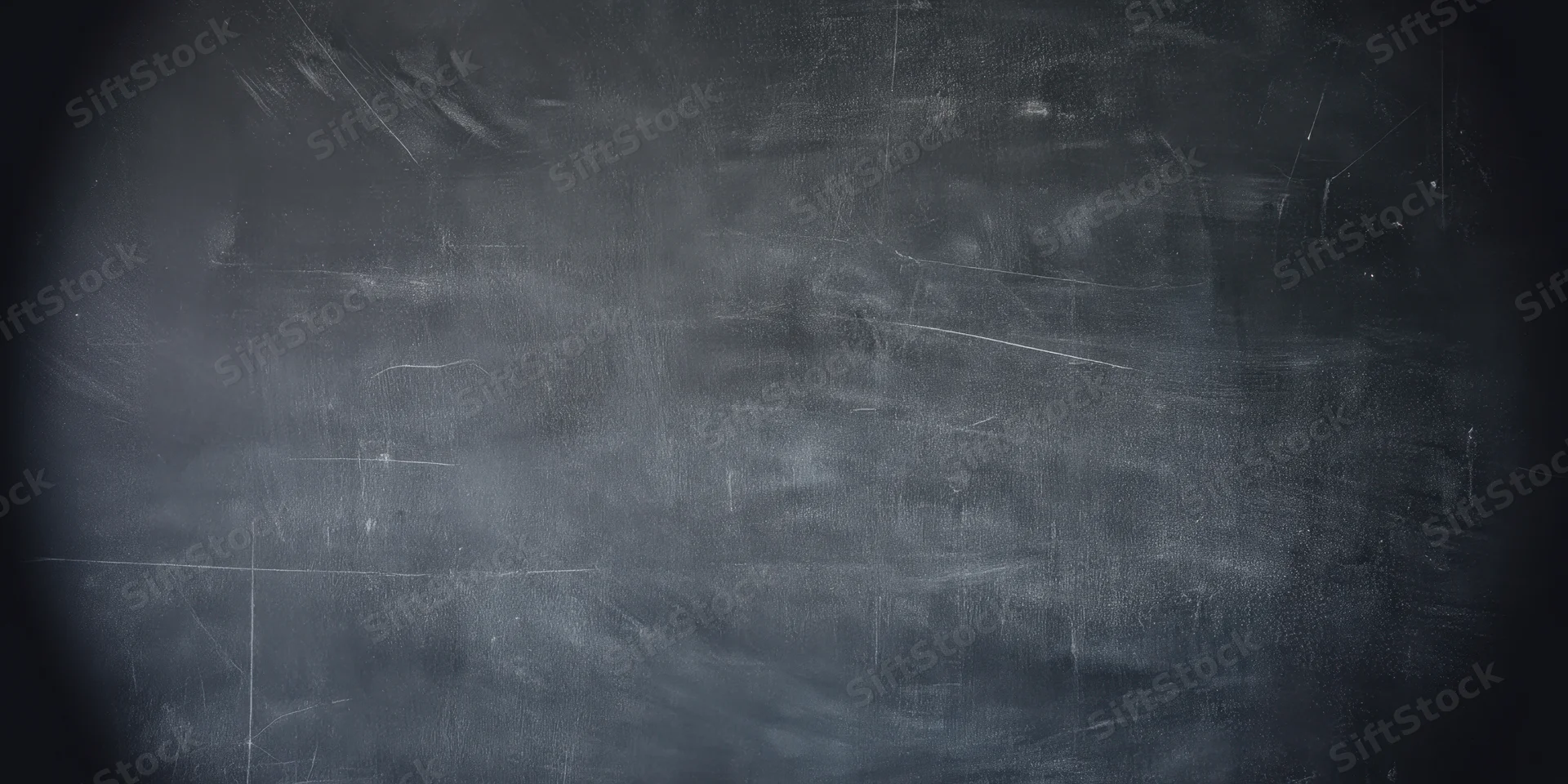 Dark textured chalkboard surface with faint scratches and smudges