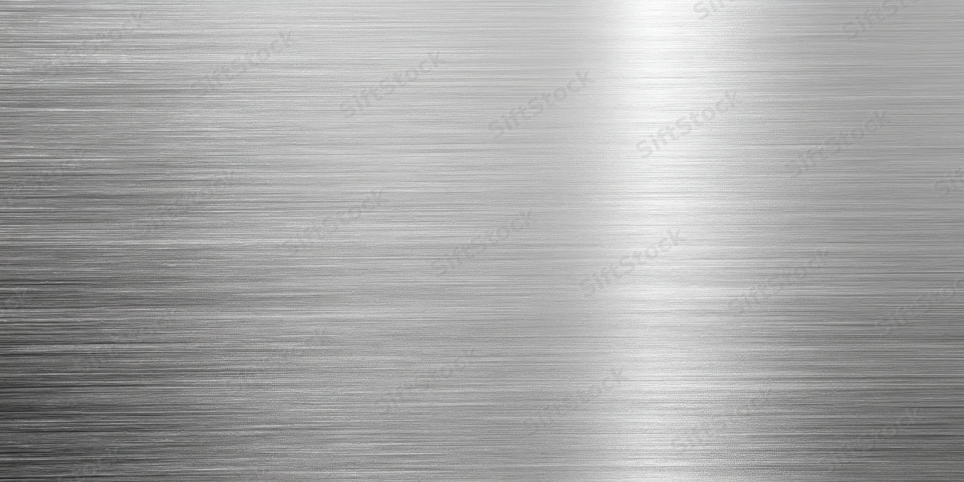 Brushed metal surface with fine horizontal grain and soft sheen