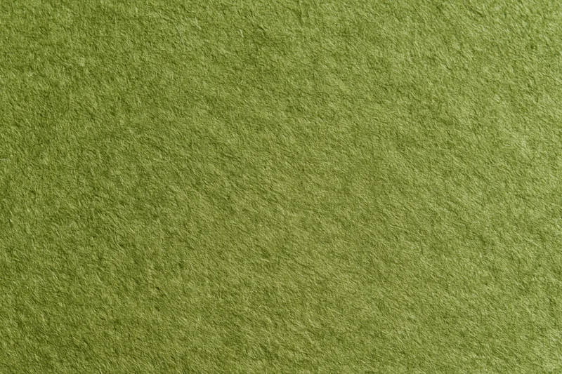 Close-up flat lay of plain olive green fabric surface