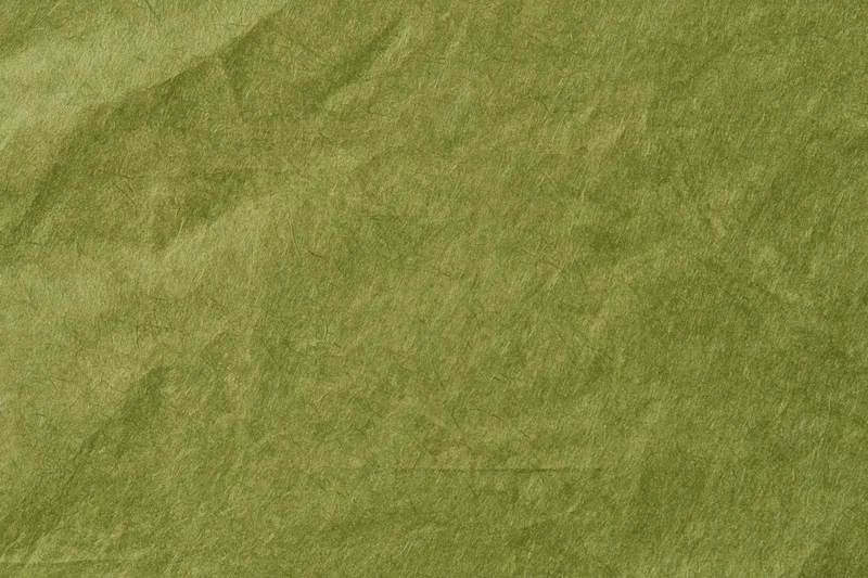 Close-up flat lay of plain olive green fabric surface