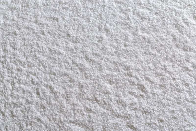 Close-up of a white expanded polystyrene foam sheet surface
