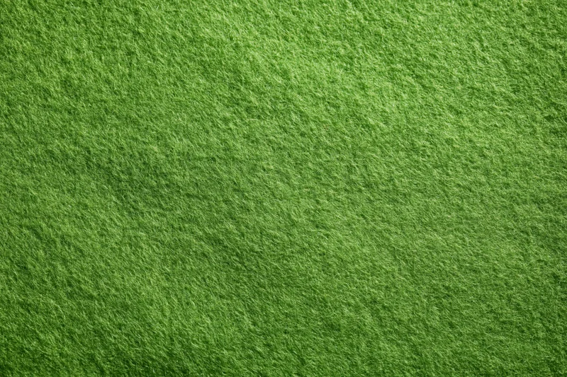 Close-up flat lay of green felt fabric texture filling the frame