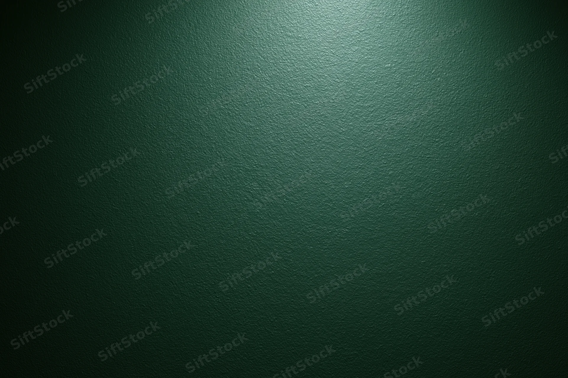 Close-up flat shot of a dark forest green painted wall surface with visible texture and matte finish