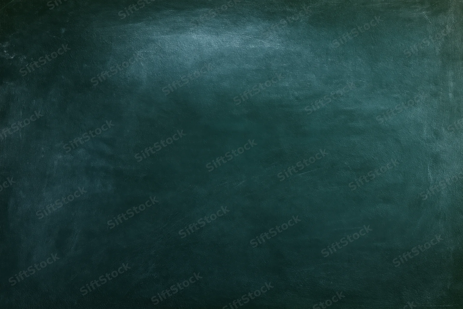 Worn chalkboard surface with smudged residue and dark green texture, flat closeup view