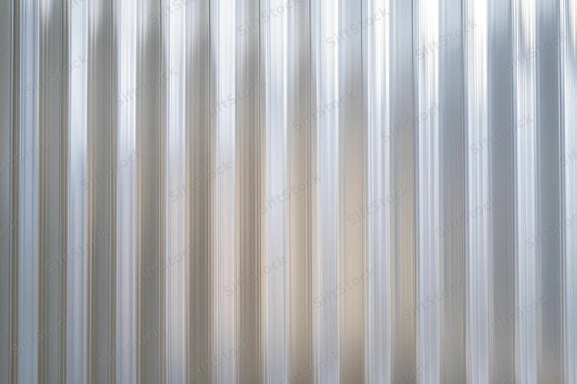 Ribbed translucent polycarbonate sheet with vertical grooves for building cladding