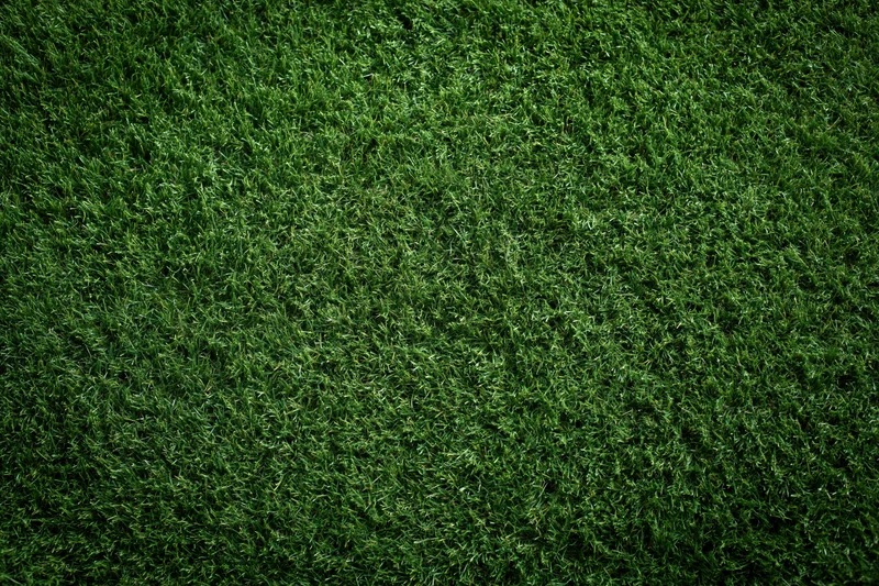Dense artificial turf grass viewed from above filling the frame