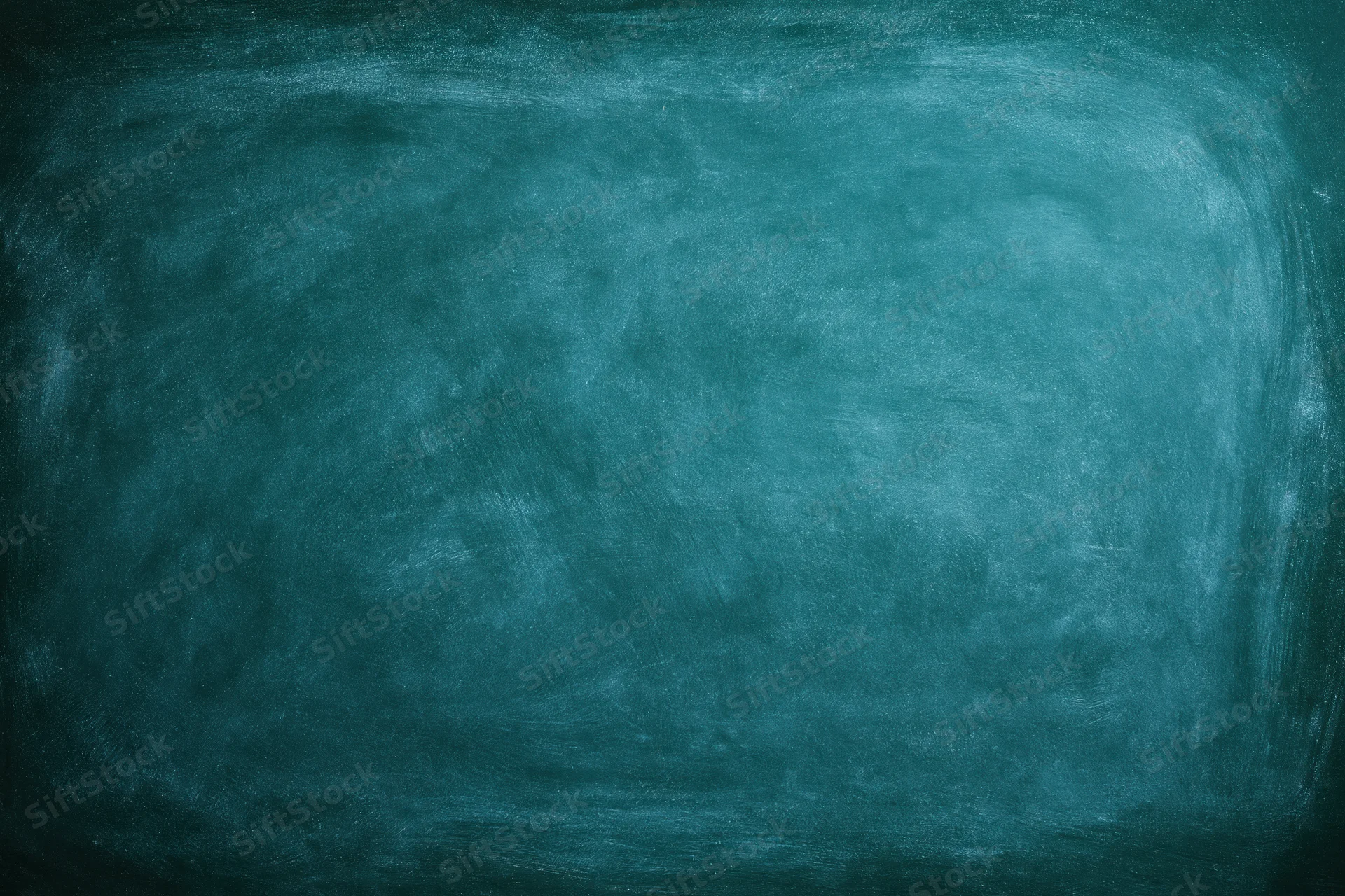 Dark teal chalkboard surface filling the frame with no writing or marks