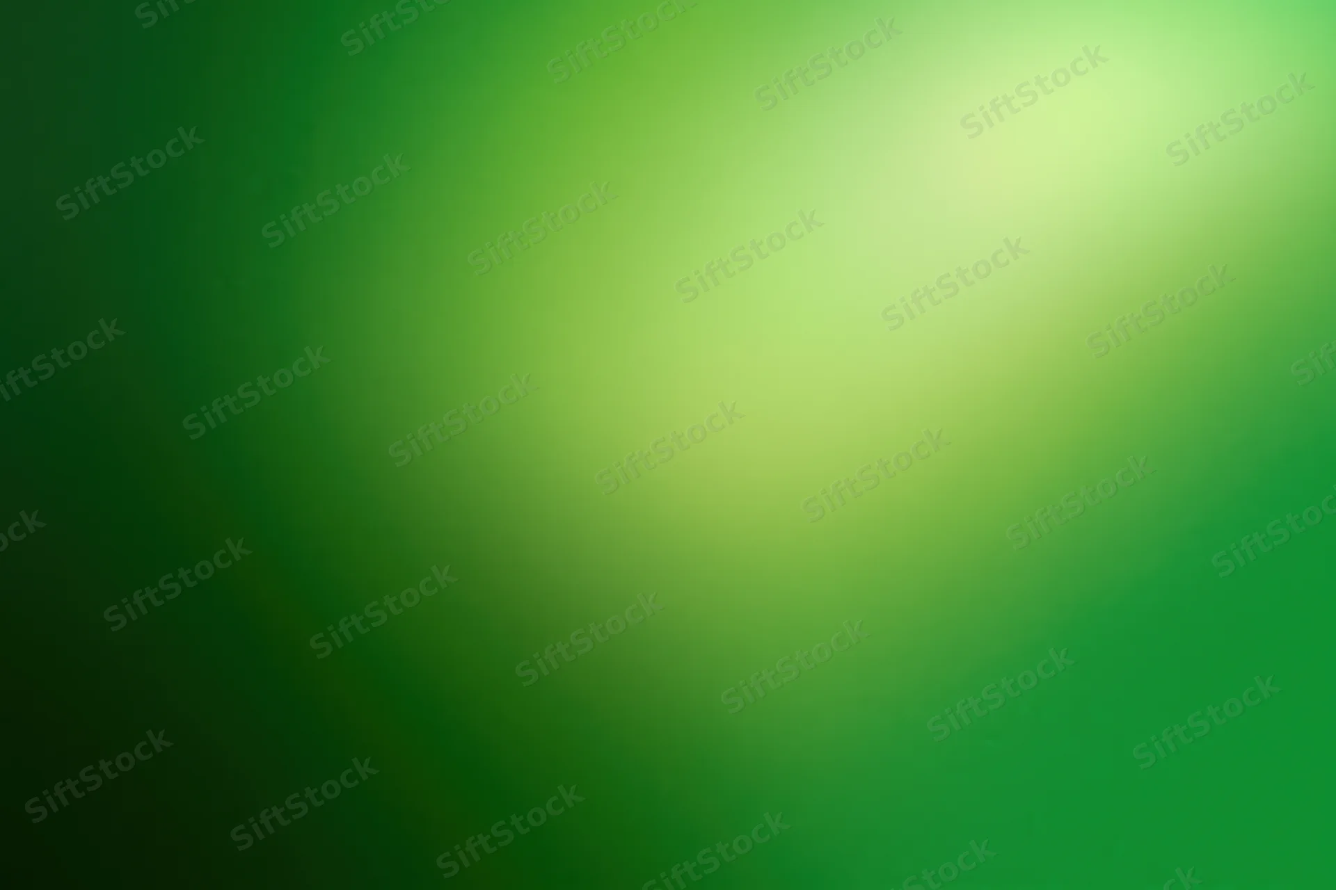 Smooth green gradient background with soft light transition across the frame