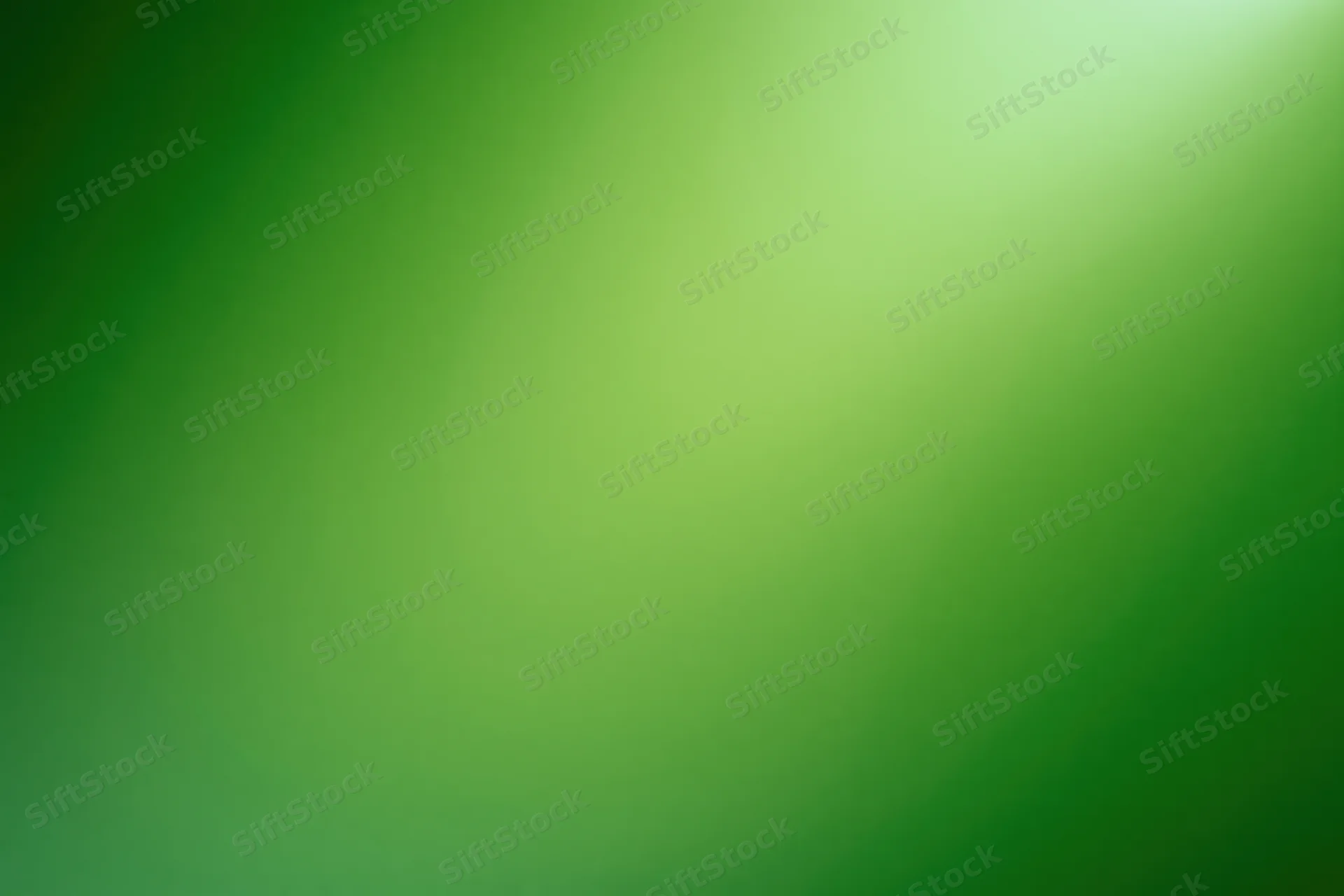 Smooth green gradient background with soft light transition from dark to light across the frame